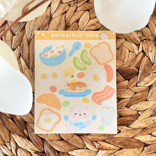 Tofu's Breakfast Sticker Sheet