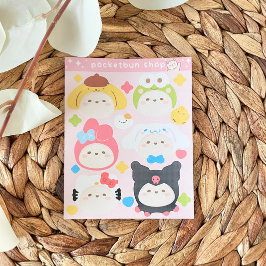 Sanrio Tofu Sticker Sheet