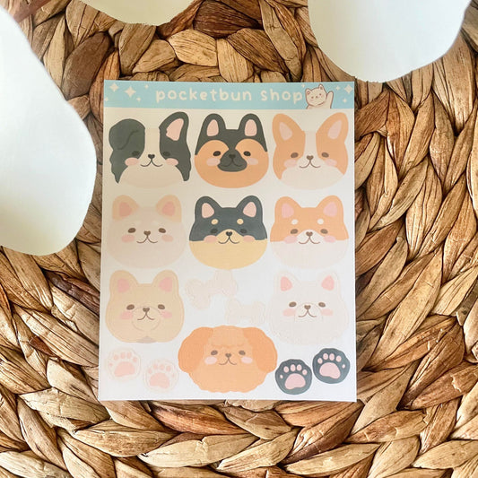 Puppies Sticker Sheet