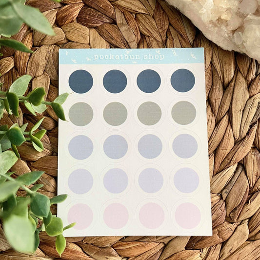 Pallet Dot Sticker Sheets (Version 2)