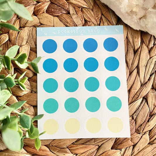 Pallet Dot Sticker Sheets (Version 4)