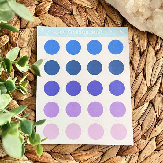 Pallet Dot Sticker Sheets (Version 3)