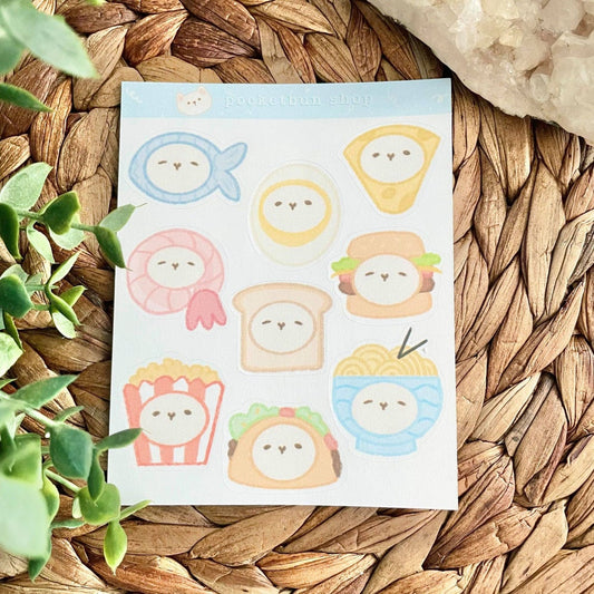 Tofu Foodie Sticker Sheet