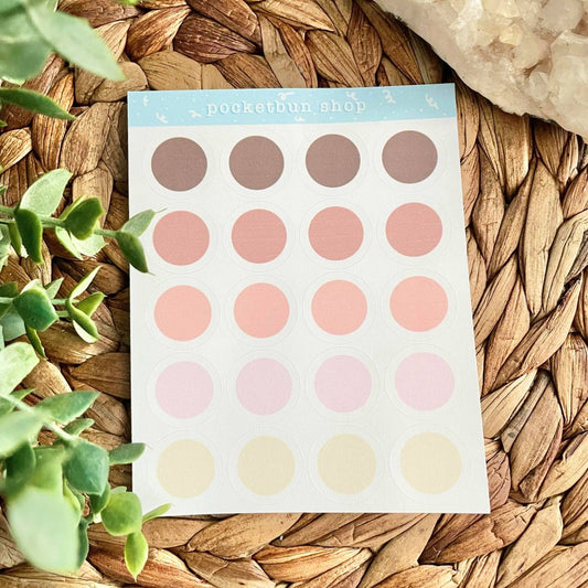 Pallet Dot Sticker Sheets (Version 1)