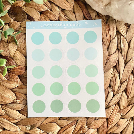 Pallet Dot Sticker Sheets (Version 5)