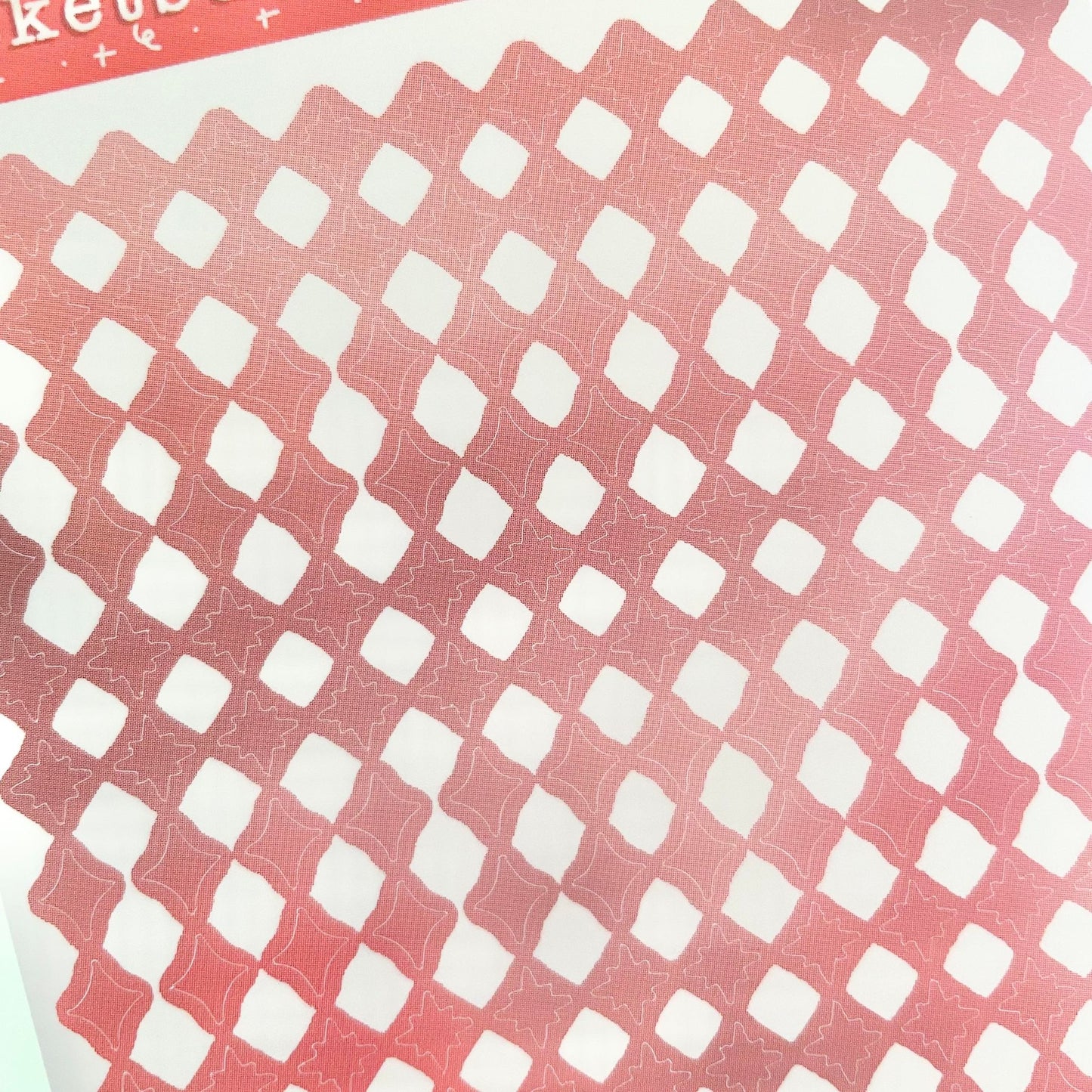 Matte Sparkle Deco Vinyl Sticker Sheets