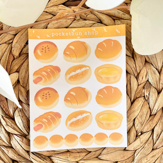 Asian Bakery Sticker Sheet