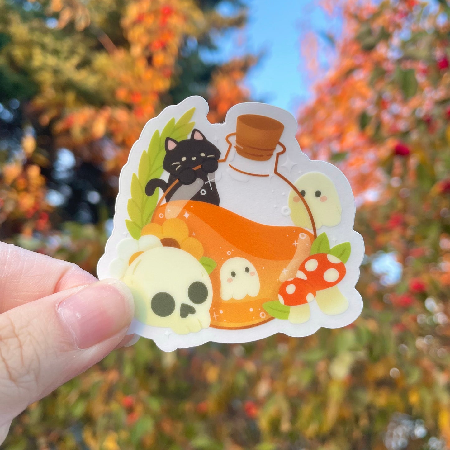 Spooky Nori Vinyl Sticker