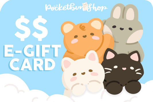 Pocketbun Shop Gift Cards!