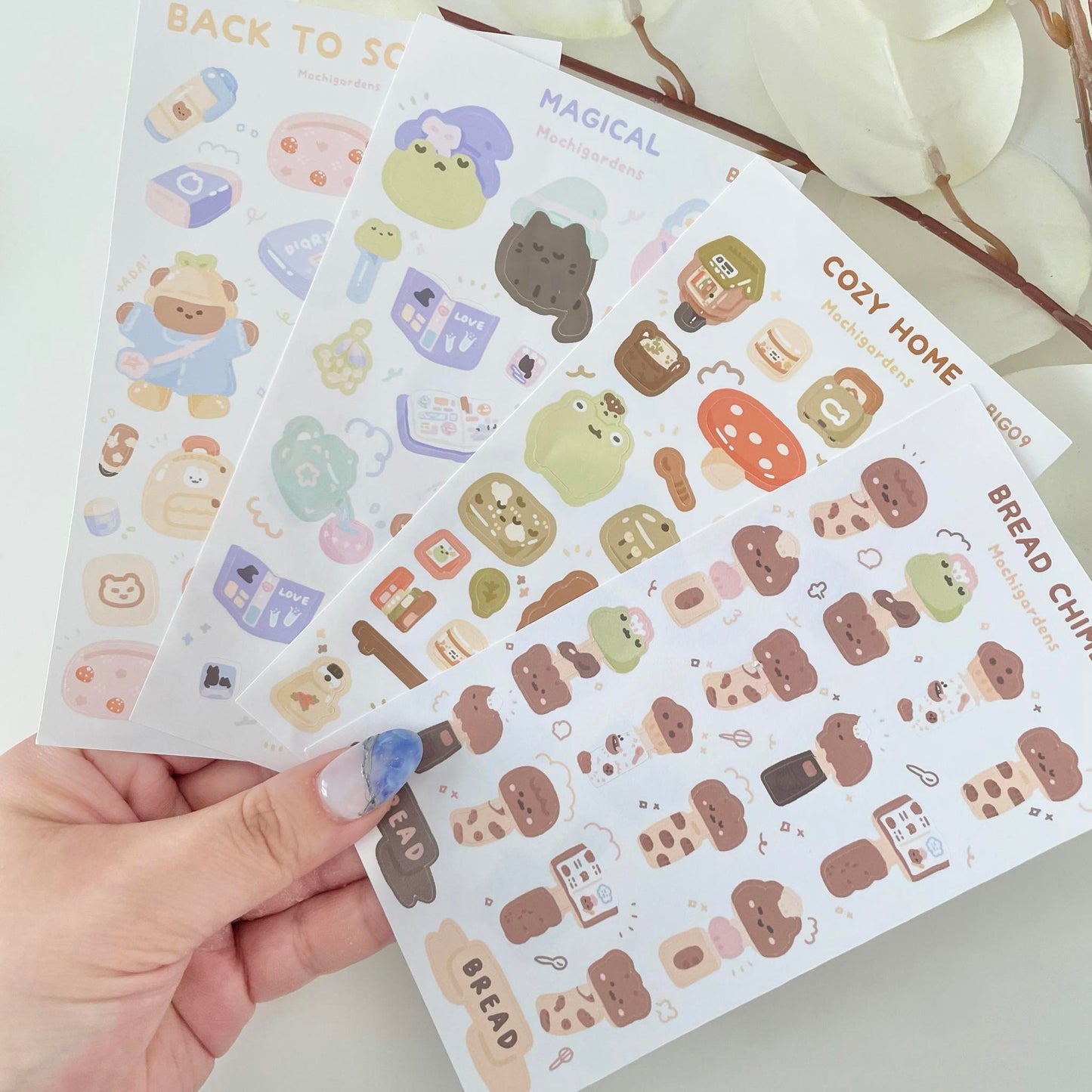 Mochi Gardens Sticker Sheets