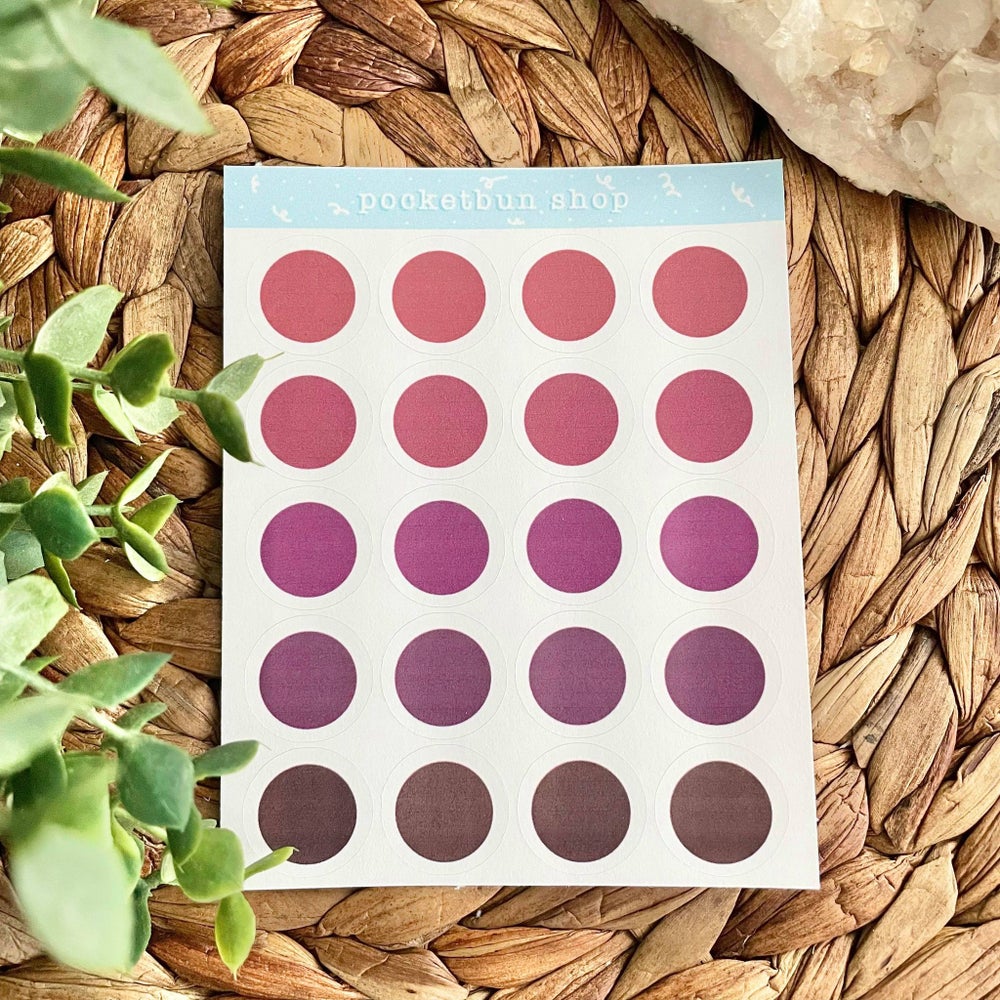 Pallet Dot Sticker Sheets (Version 2)