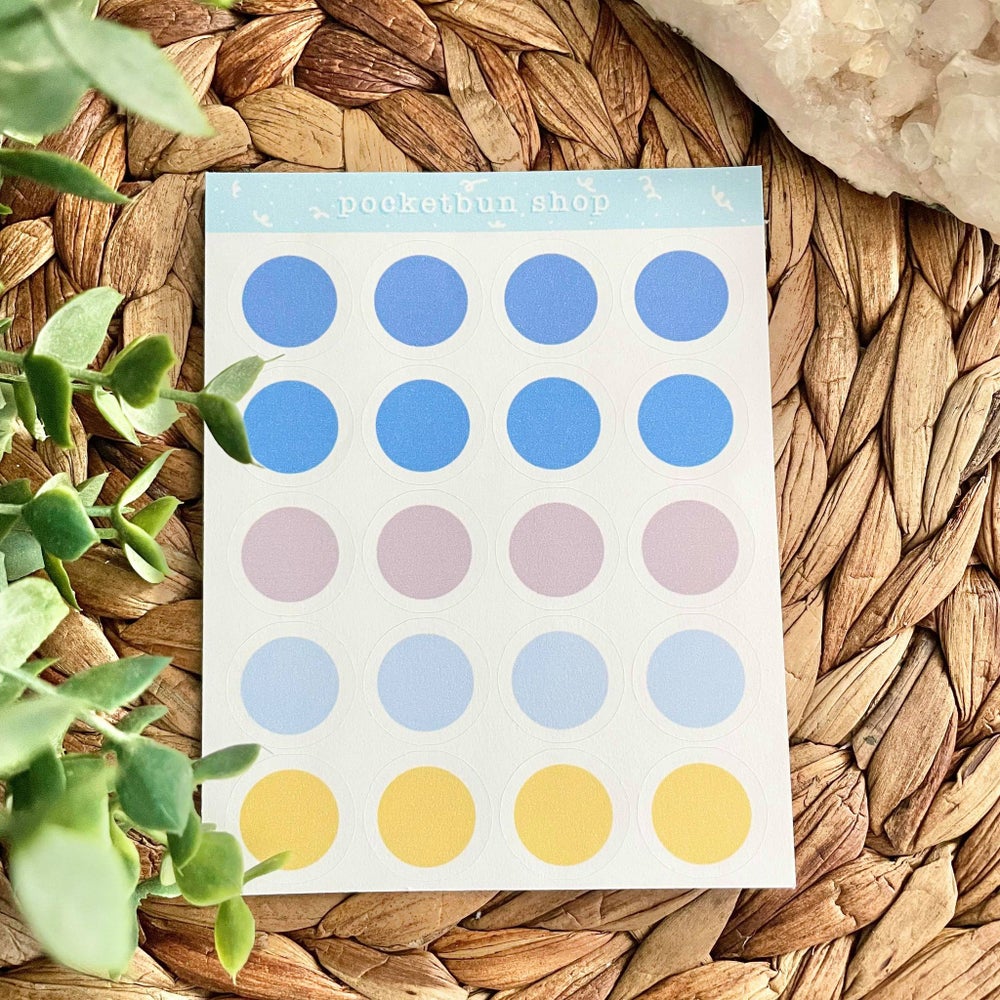 Pallet Dot Sticker Sheets (Version 1)