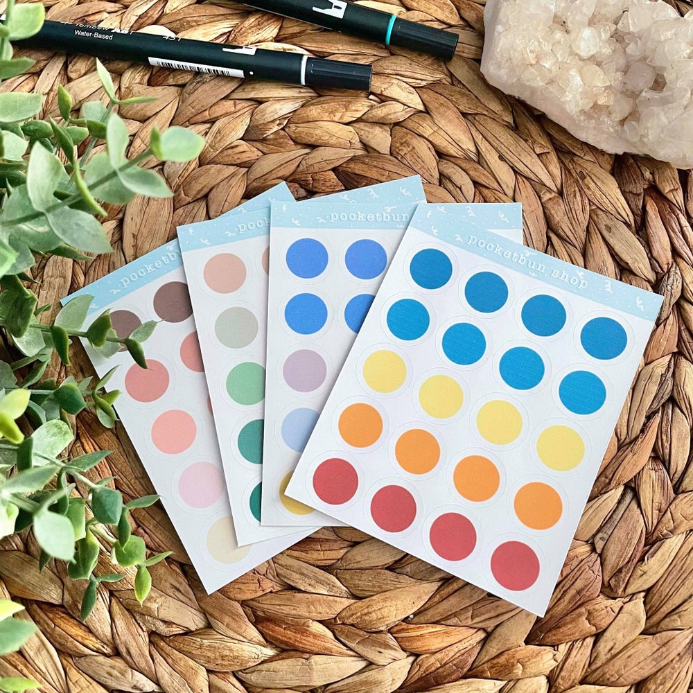 Pallet Dot Sticker Sheets (Version 1)