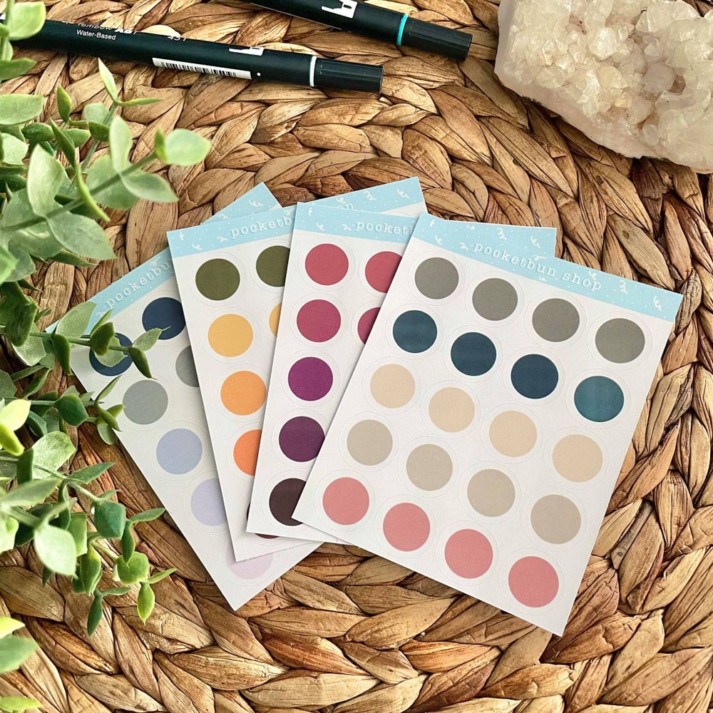 Pallet Dot Sticker Sheets (Version 2)